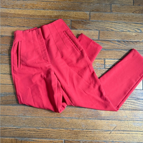 Zara Red Ankle Pants - Picture 5 of 5